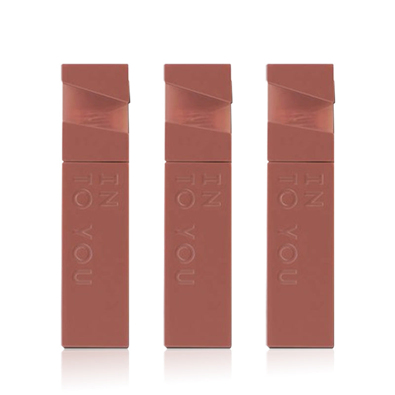 INTO YOU Light Long-lasting Matte Liquid Lipstick 3pc Bundle - Nu01 & Tp01 & Cn01-