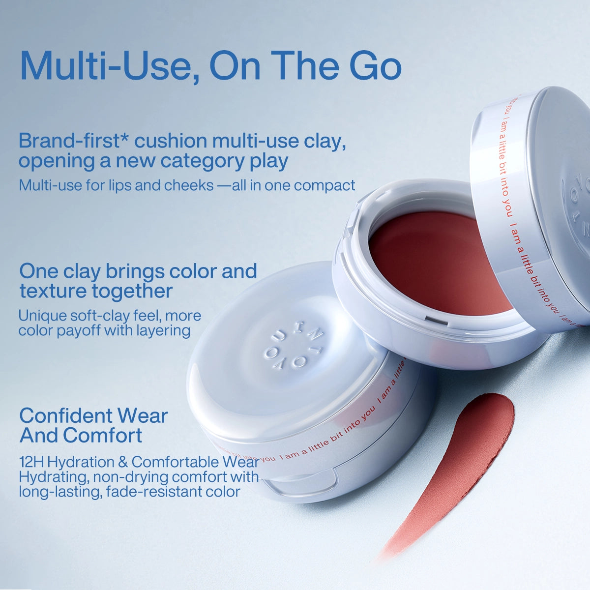 INTO YOU Heart-filled Cushion Multi-use Mud