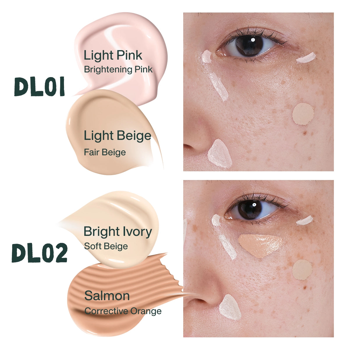 Dual-Ended Long-Lasting Concealer