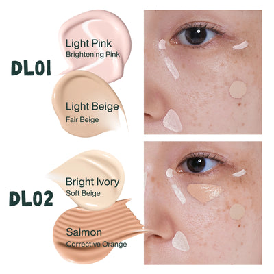Dual-Ended Long-Lasting Concealer
