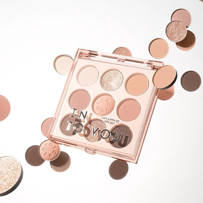 INTO YOU Nine-Color Eyeshadow Palette-INTO YOU Cosmetics