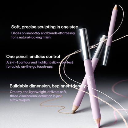 INTO YOU Nude Sculpting Contour & Highlight Duo Pencil