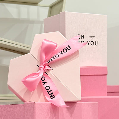 INTO YOU Pink Heart Gift Set 15pcs-INTO YOU Cosmetics