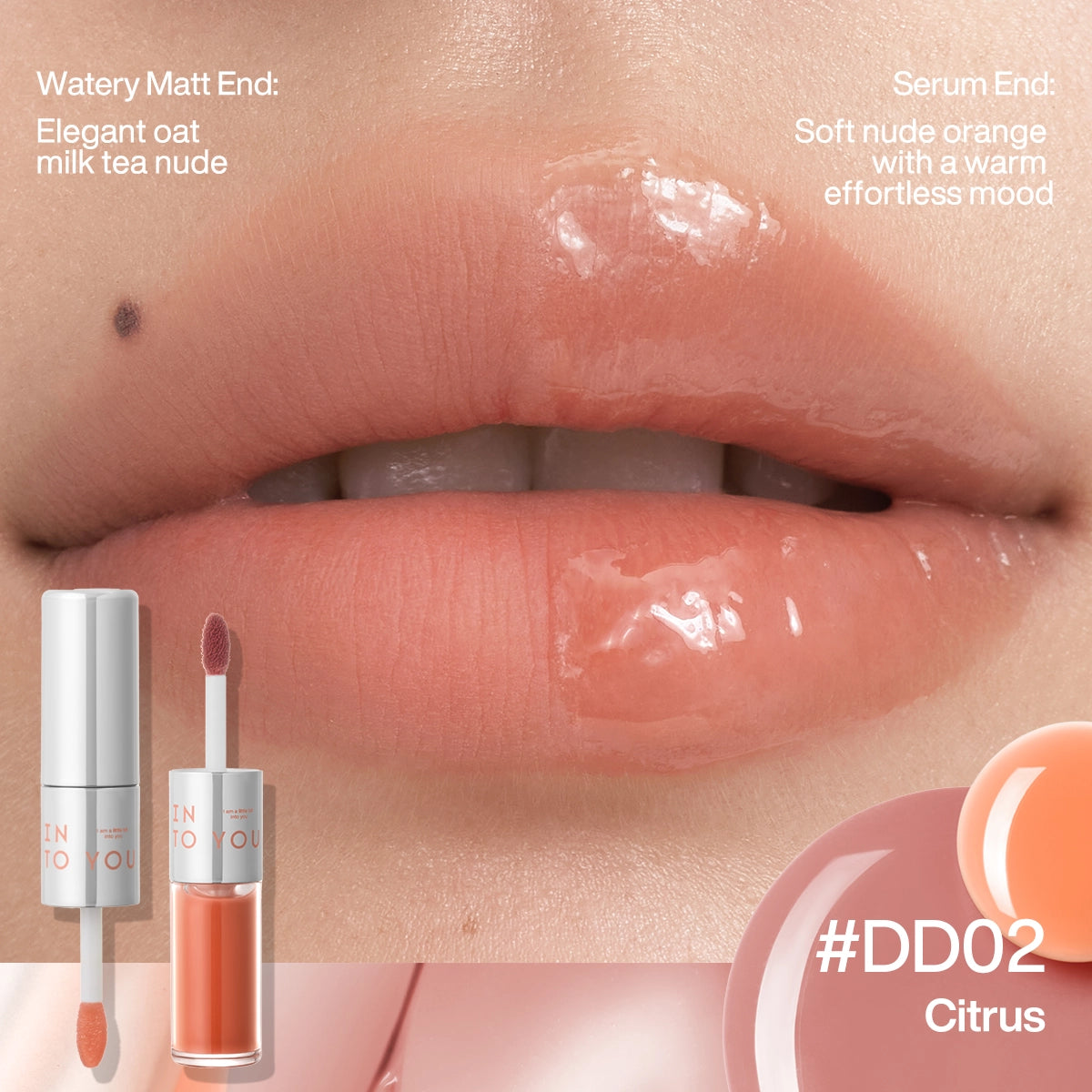 INTO YOU Dew Dual-Ended Lip Glaze