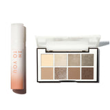 INTO YOU Coco Glow Set - Lip Gloss & Eyeshadow Palette-CC01 (Apricot)