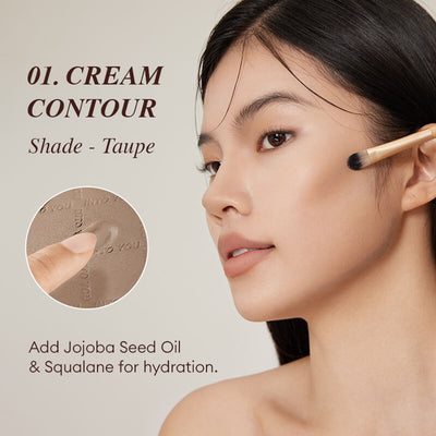INTO YOU Highlight & Contour Trio Palette-L1 - Natural