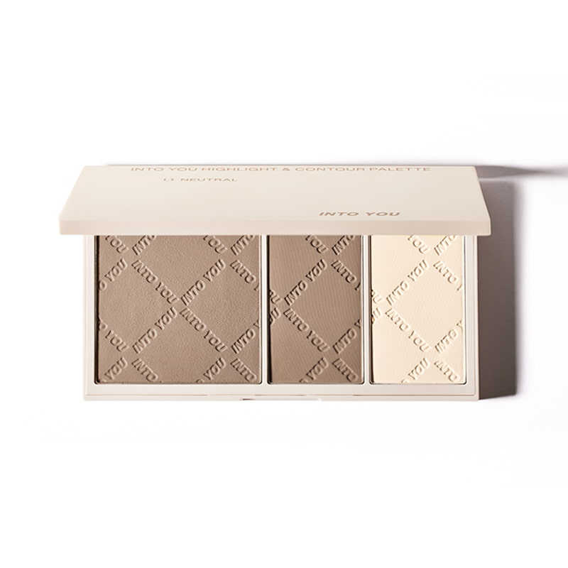 INTO YOU Highlight & Contour Trio Palette-L1 - Natural