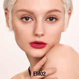 INTO YOU Super Matte Lip Mud & Serum Bundle-EM01-Red Brown