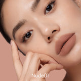 INTO YOU Light Long-lasting Matte Liquid Lipstick 3pc Bundle - Nu01 & Tp01 & Cn01-