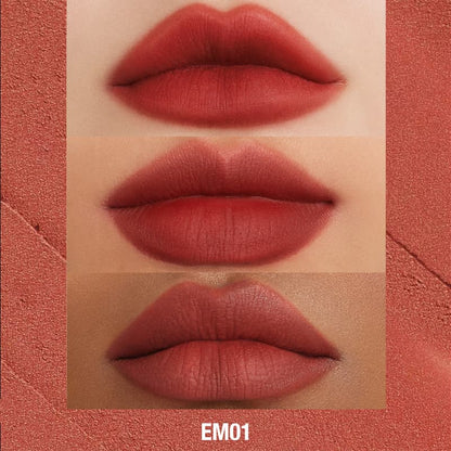 INTO YOU Super Matte Lip Mud & Serum Bundle-EM01-Red Brown