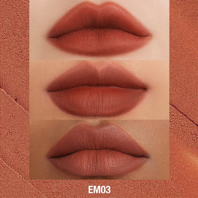 INTO YOU Shero Super Matte Lip & Cheek Mud-EM01-Red Brown