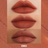INTO YOU Super Matte Lip Mud & Serum Bundle-EM01-Red Brown