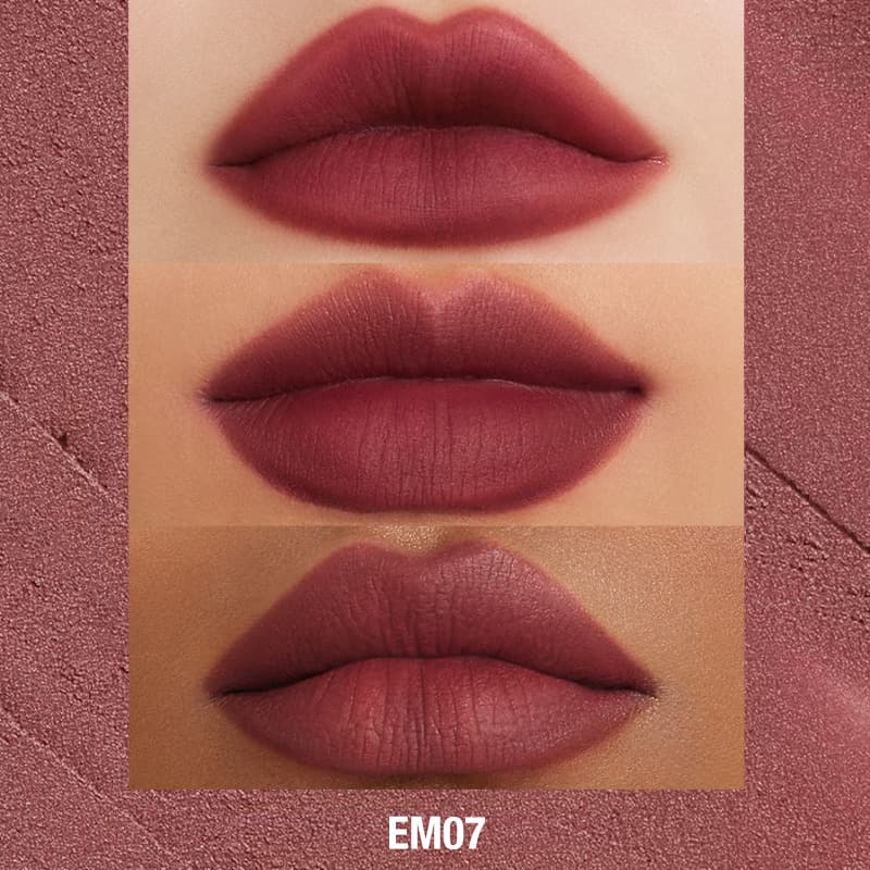 INTO YOU Super Matte Lip Mud & Serum Bundle-EM01-Red Brown