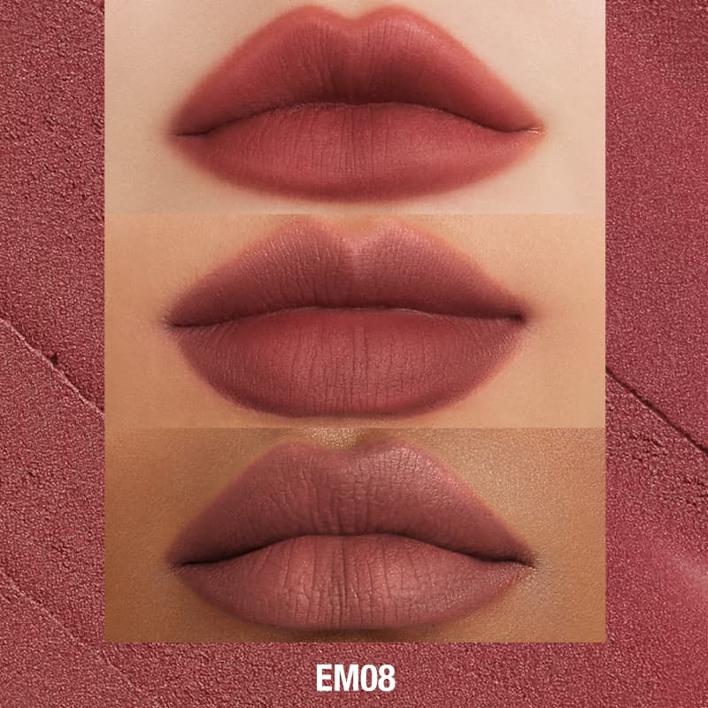 INTO YOU Super Matte Lip Mud & Serum Bundle-EM01-Red Brown