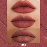 INTO YOU Super Matte Lip Mud & Serum Bundle-EM01-Red Brown