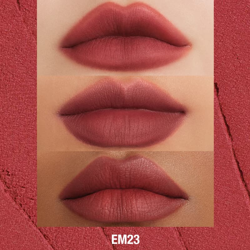 INTO YOU Super Matte Lip Mud & Serum Bundle-EM01-Red Brown