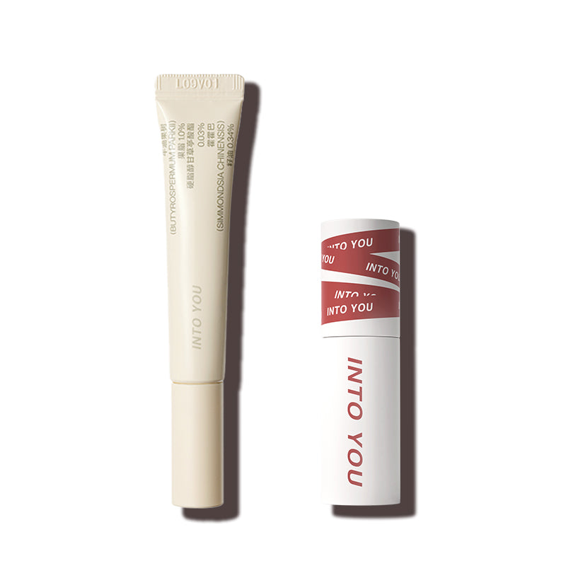 INTO YOU Super Matte Lip Mud & Serum Bundle-EM07-Red Mauve