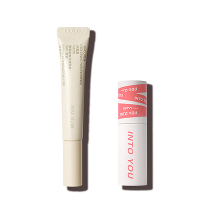 INTO YOU Super Matte Lip Mud & Serum Bundle-EM16-Cherry Pink