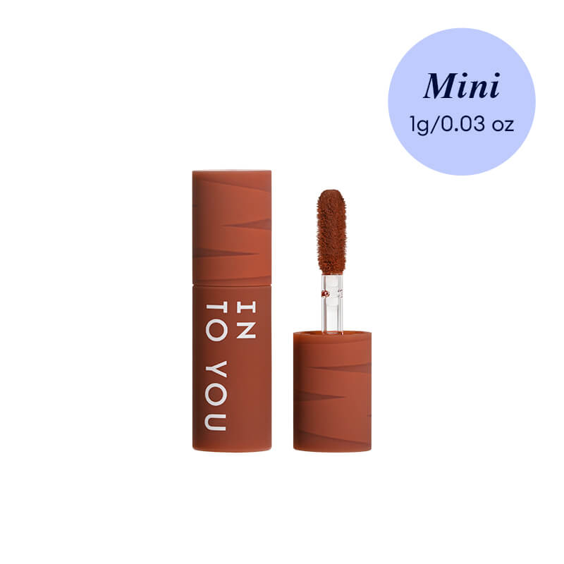INTO YOU Mini Shero Lip Mud (1g/0.03oz)-EM01-Red Brown