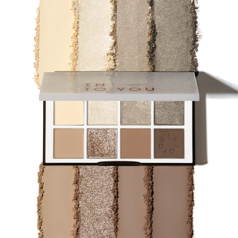 INTO YOU 8-Color Coco Glow Eyeshadow Palette-01 - Reef