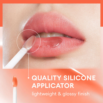 INTO YOU GLOSSY BALMY LIP OIL-O01 - In Coral