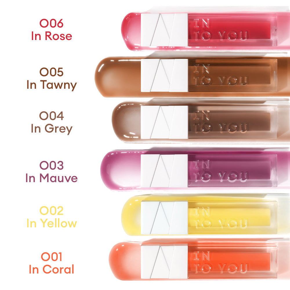 INTO YOU GLOSSY BALMY LIP OIL-O01 - In Coral