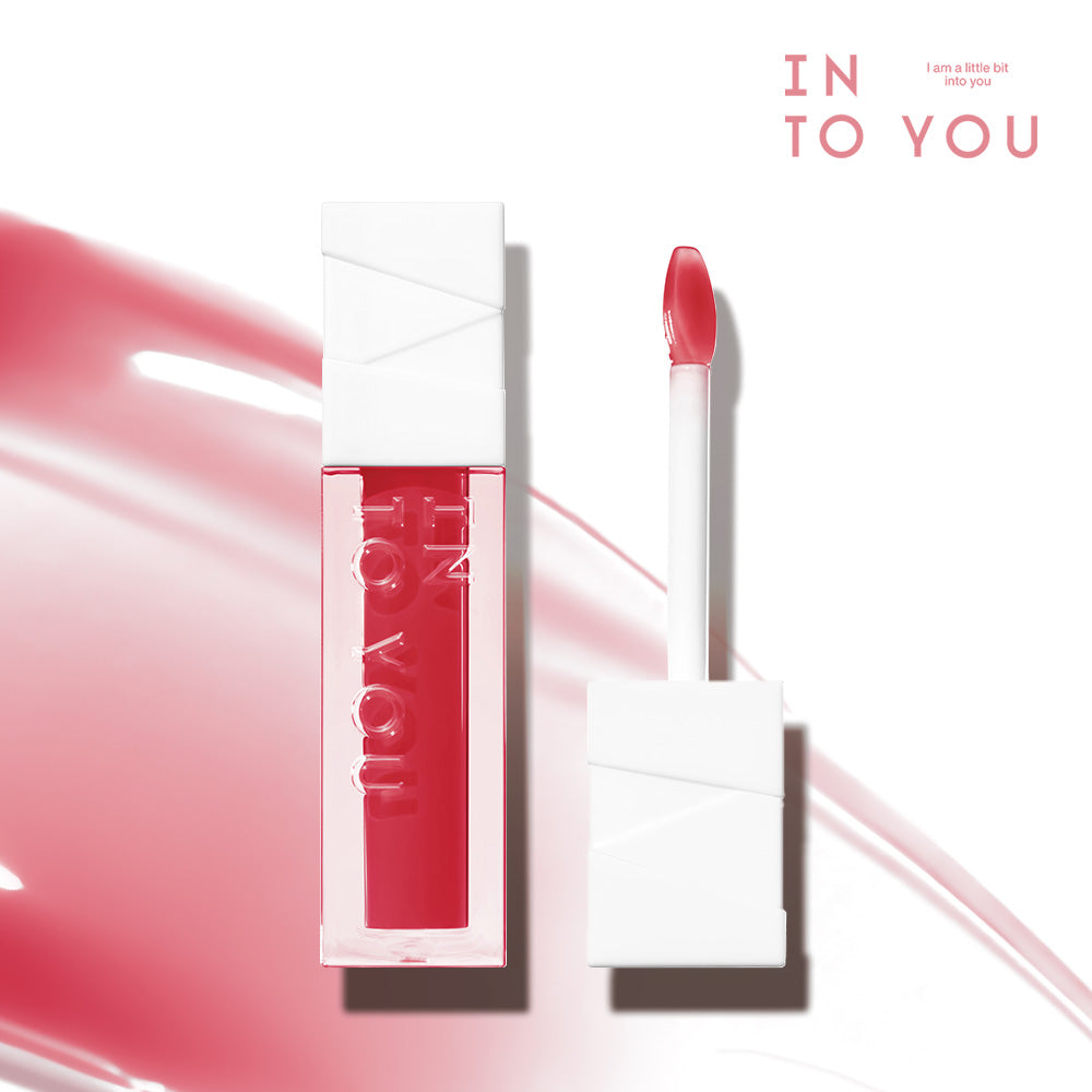 INTO YOU GLOSSY BALMY LIP OIL-O01 - In Coral