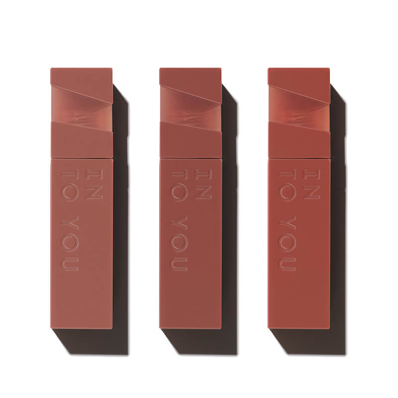INTO YOU Light Long-lasting Matte Liquid Lipstick 3pc Bundle - Nu01 & Tp01 & Cn01-