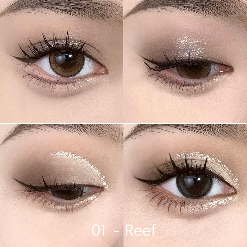 INTO YOU 8-Color Coco Glow Eyeshadow Palette-01 - Reef