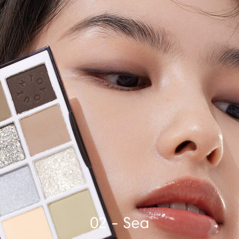INTO YOU 8-Color Coco Glow Eyeshadow Palette-01 - Reef