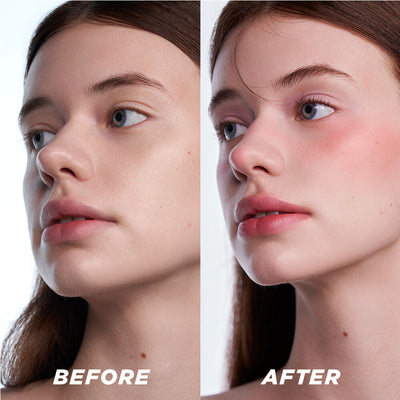 ITY Natural Glow Blush Before After