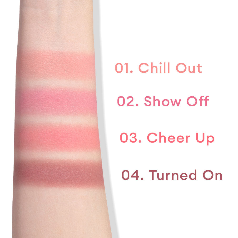  ITY IN THE MOOD BLUSH Shades on Arms