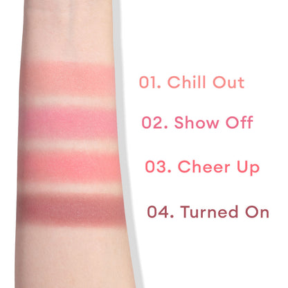  ITY IN THE MOOD BLUSH Shades on Arms