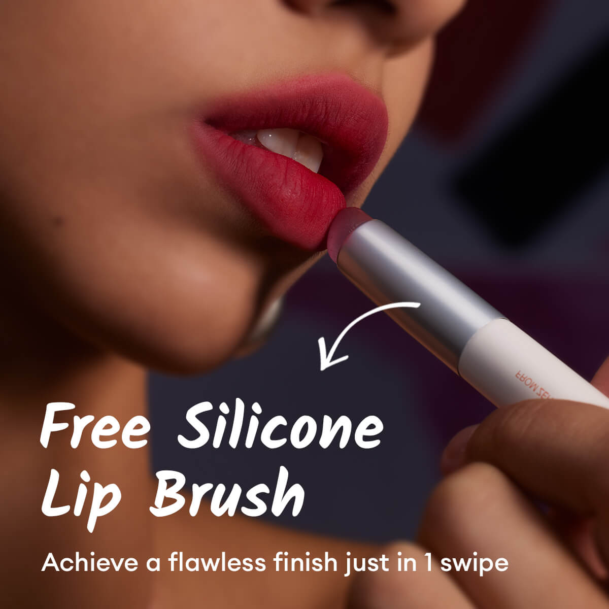 ITY Silicone Lip Brush for Pudding Pot Lip & Cheek Clay-