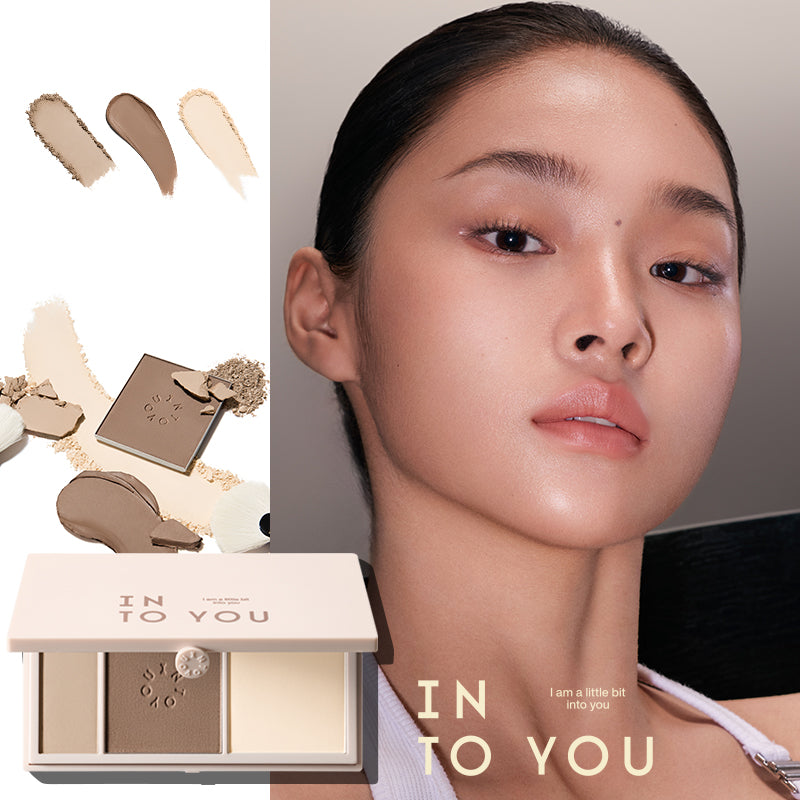 INTO YOU Three-color Glow Contour Palette N1 Natural